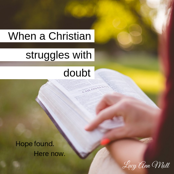 When a Christian Struggles with Doubt